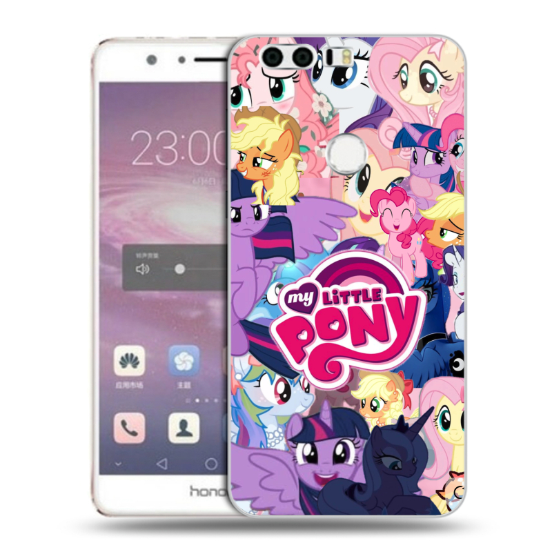 Силиконовый противоударный чехол на Huawei Honor 8 с принтом My little pony Дружба чудо Силиконовый противоударный чехол на Huawei Honor 8 с принтом My little pony Дружба чудо