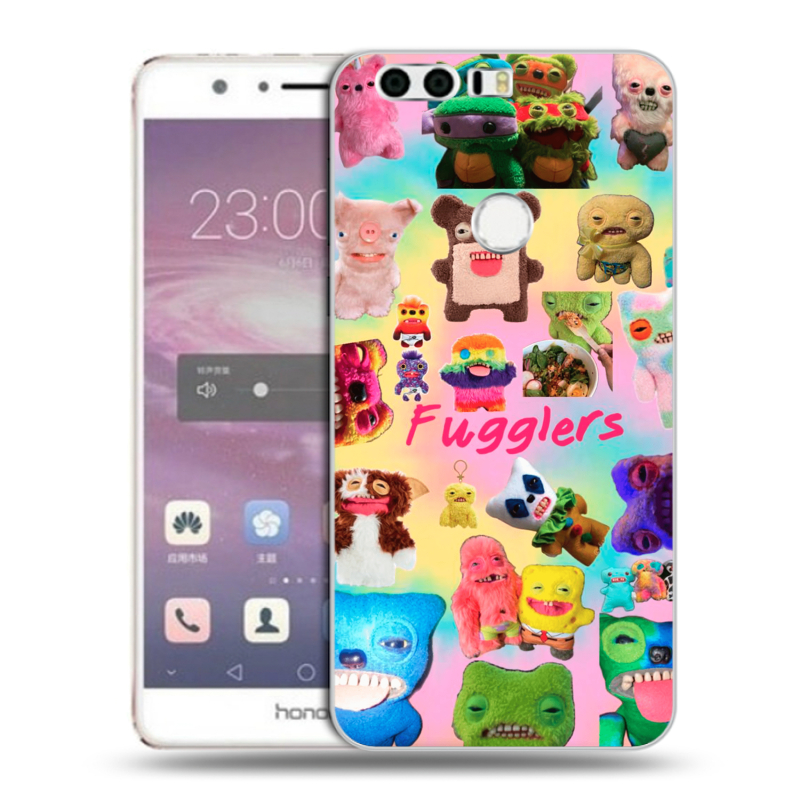 Силиконовый противоударный чехол на Huawei Honor 8 с принтом Флагер Fuggler Силиконовый противоударный чехол на Huawei Honor 8 с принтом Флагер Fuggler