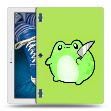 Силиконовый чехол на Lenovo Tab 2 A10-30 с принтом Лягушенок Силиконовый чехол на Lenovo Tab 2 A10-30 с принтом Лягушенок