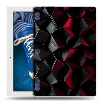 Силиконовый чехол на Lenovo Tab 2 A10-30 с принтом Абстракция Силиконовый чехол на Lenovo Tab 2 A10-30 с принтом Абстракция