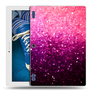 Силиконовый чехол на Lenovo Tab 2 A10-30 с принтом Блестки Силиконовый чехол на Lenovo Tab 2 A10-30 с принтом Блестки