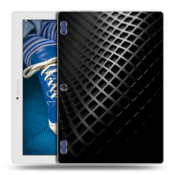 Силиконовый чехол на Lenovo Tab 2 A10-30 с принтом Текстура металла Силиконовый чехол на Lenovo Tab 2 A10-30 с принтом Текстура металла