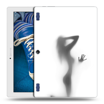 Силиконовый чехол на Lenovo Tab 2 A10-30 с принтом Силуэт