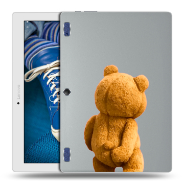 Силиконовый чехол на Lenovo Tab 2 A10-30 с принтом Медведь Силиконовый чехол на Lenovo Tab 2 A10-30 с принтом Медведь