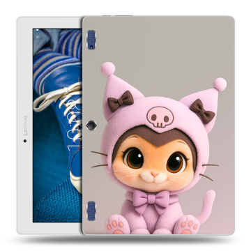 Силиконовый чехол на Lenovo Tab 2 A10-30 с принтом Куроми Kuromi Силиконовый чехол на Lenovo Tab 2 A10-30 с принтом Куроми Kuromi