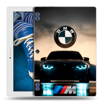 Силиконовый чехол на Lenovo Tab 2 A10-30 с принтом БМВ BMW Силиконовый чехол на Lenovo Tab 2 A10-30 с принтом БМВ BMW
