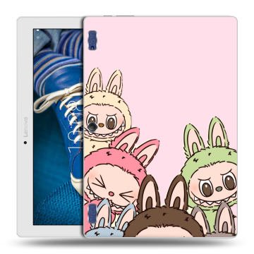 Силиконовый чехол на Lenovo Tab 2 A10-30 с принтом Лабубу