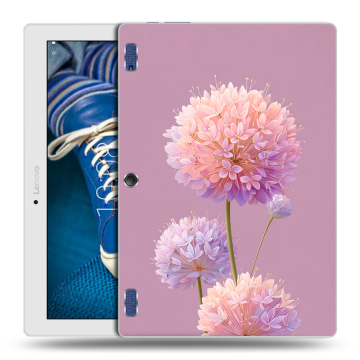 Силиконовый чехол на Lenovo Tab 2 A10-30 с принтом Цветы