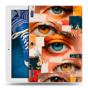 Силиконовый чехол на Lenovo Tab 2 A10-30 с принтом Модный принт