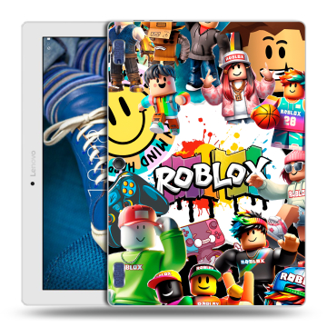 Силиконовый чехол на Lenovo Tab 2 A10-30 с принтом Roblox Роблокс Силиконовый чехол на Lenovo Tab 2 A10-30 с принтом Roblox Роблокс
