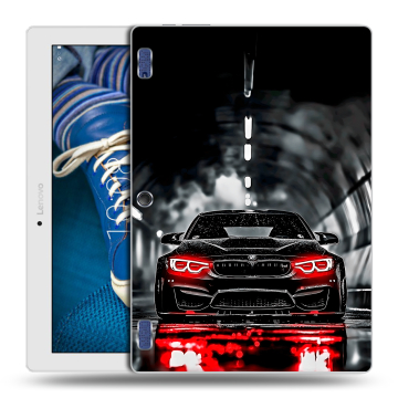 Силиконовый чехол на Lenovo Tab 2 A10-30 с принтом BMW БМВ Силиконовый чехол на Lenovo Tab 2 A10-30 с принтом BMW БМВ