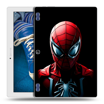 Силиконовый чехол на Lenovo Tab 2 A10-30 с принтом Spiderman Человек паук