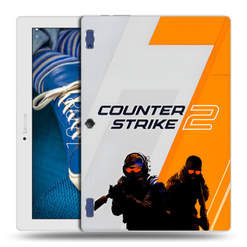 Силиконовый чехол на Lenovo Tab 2 A10-30 с принтом Counter Strike Силиконовый чехол на Lenovo Tab 2 A10-30 с принтом Counter Strike
