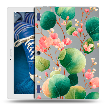 Силиконовый чехол на Lenovo Tab 2 A10-30 с принтом женский