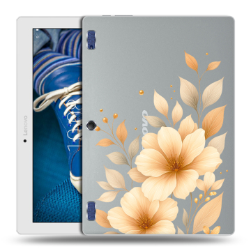 Силиконовый чехол на Lenovo Tab 2 A10-30 с принтом для девушки