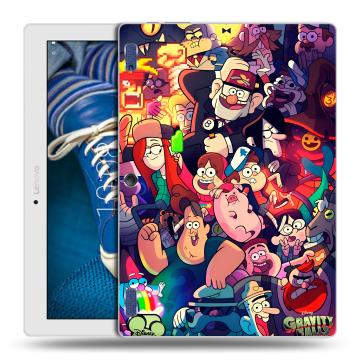 Силиконовый чехол на Lenovo Tab 2 A10-30 с принтом Gravity Falls Гравити Фолз Силиконовый чехол на Lenovo Tab 2 A10-30 с принтом Gravity Falls Гравити Фолз