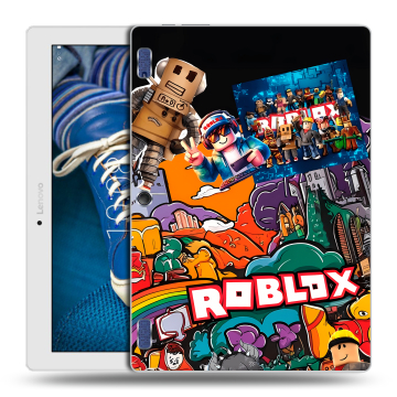 Силиконовый чехол на Lenovo Tab 2 A10-30 с принтом Roblox Роблокс Силиконовый чехол на Lenovo Tab 2 A10-30 с принтом Roblox Роблокс