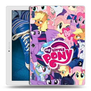 Силиконовый чехол на Lenovo Tab 2 A10-30 с принтом My little pony Дружба чудо