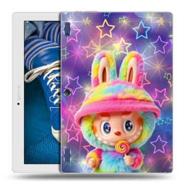 Силиконовый чехол на Lenovo Tab 2 A10-30 с принтом Labubu Лабубу Силиконовый чехол на Lenovo Tab 2 A10-30 с принтом Labubu Лабубу