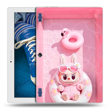 Силиконовый чехол на Lenovo Tab 2 A10-30 с принтом Labubu Лабубу Силиконовый чехол на Lenovo Tab 2 A10-30 с принтом Labubu Лабубу