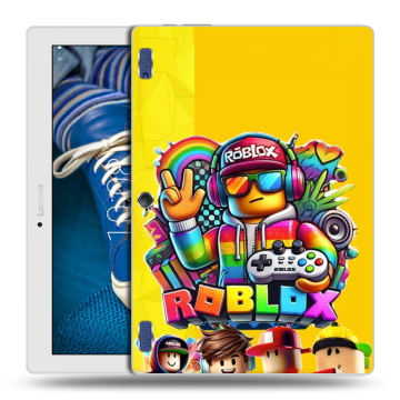 Силиконовый чехол на Lenovo Tab 2 A10-30 с принтом Roblox Роблокс Силиконовый чехол на Lenovo Tab 2 A10-30 с принтом Roblox Роблокс