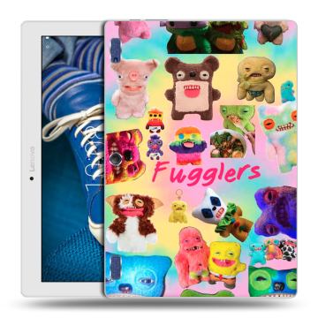 Силиконовый чехол на Lenovo Tab 2 A10-30 с принтом Флагер Fuggler