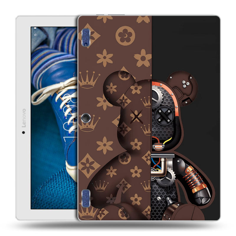Силиконовый чехол на Lenovo Tab 2 A10-30 с принтом Луи робот Силиконовый чехол на Lenovo Tab 2 A10-30 с принтом Луи робот