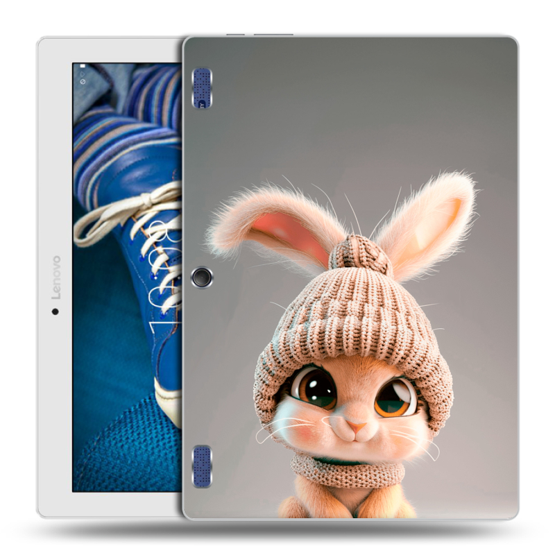Силиконовый чехол на Lenovo Tab 2 A10-30 с принтом Кролик Силиконовый чехол на Lenovo Tab 2 A10-30 с принтом Кролик