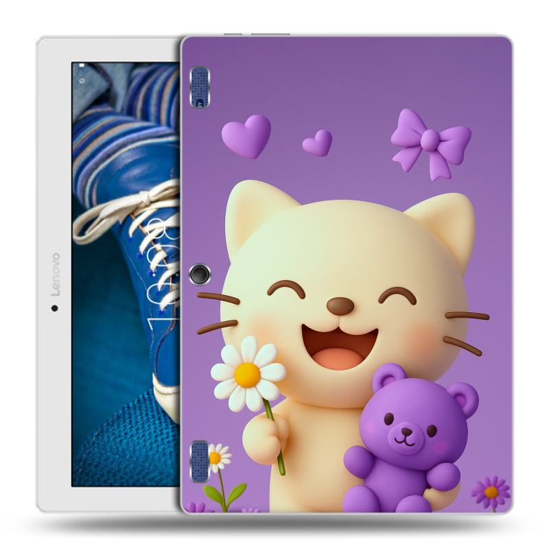 Силиконовый чехол на Lenovo Tab 2 A10-30 с принтом для девочек Силиконовый чехол на Lenovo Tab 2 A10-30 с принтом для девочек