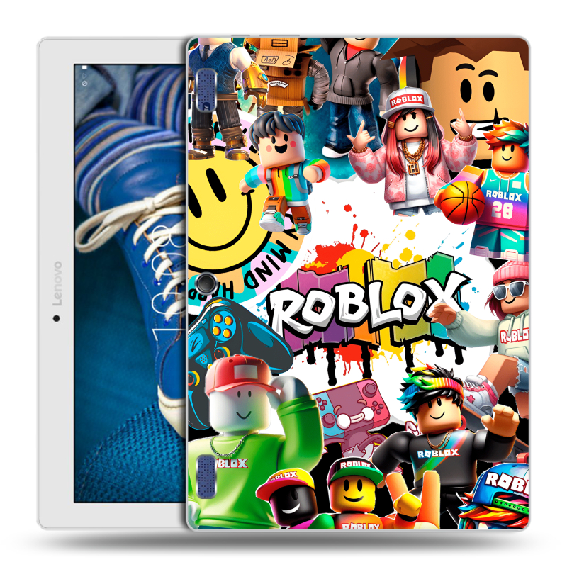 Силиконовый чехол на Lenovo Tab 2 A10-30 с принтом Roblox Роблокс Силиконовый чехол на Lenovo Tab 2 A10-30 с принтом Roblox Роблокс