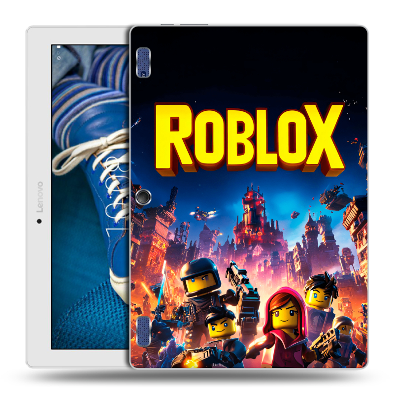 Силиконовый чехол на Lenovo Tab 2 A10-30 с принтом Roblox Роблокс Силиконовый чехол на Lenovo Tab 2 A10-30 с принтом Roblox Роблокс