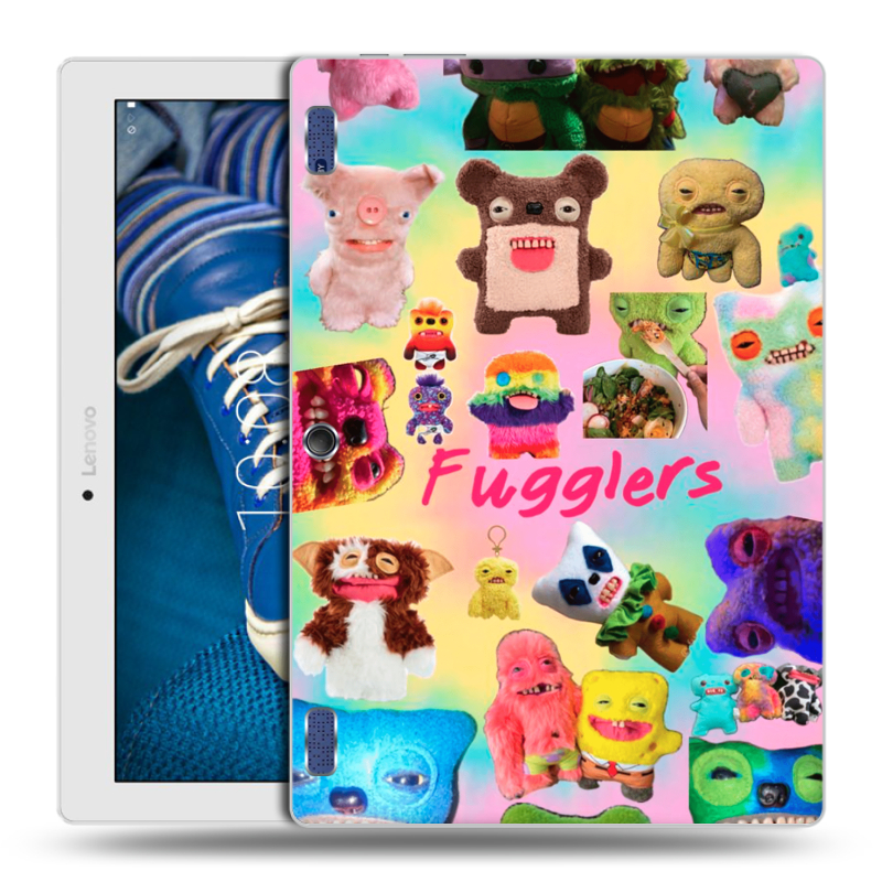 Силиконовый чехол на Lenovo Tab 2 A10-30 с принтом Флагер Fuggler Силиконовый чехол на Lenovo Tab 2 A10-30 с принтом Флагер Fuggler