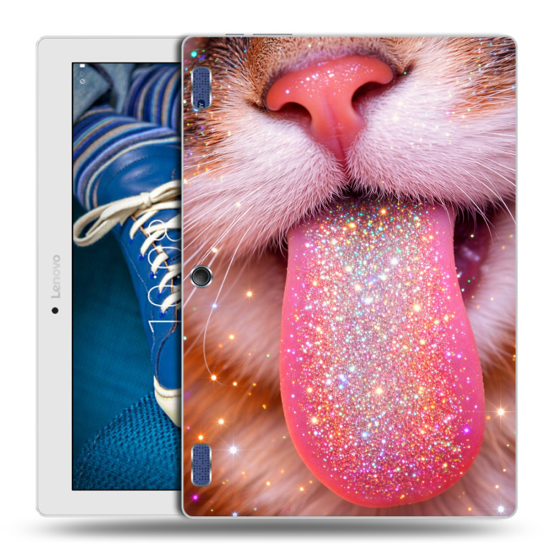 Силиконовый чехол на Lenovo Tab 2 A10-30 с принтом для девочек Силиконовый чехол на Lenovo Tab 2 A10-30 с принтом для девочек