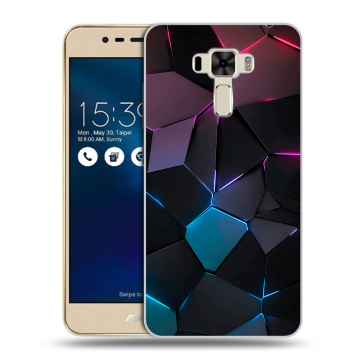 Силиконовый чехол на Asus ZenFone 3 Laser с принтом Геометрия неона Силиконовый чехол на Asus ZenFone 3 Laser с принтом Геометрия неона