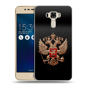 Силиконовый чехол на Asus ZenFone 3 Laser с принтом Герб России Силиконовый чехол на Asus ZenFone 3 Laser с принтом Герб России