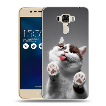 Силиконовый чехол на Asus ZenFone 3 Laser с принтом Коты Силиконовый чехол на Asus ZenFone 3 Laser с принтом Коты