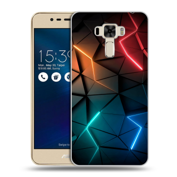 Силиконовый чехол на Asus ZenFone 3 Laser с принтом Абстракция неон Силиконовый чехол на Asus ZenFone 3 Laser с принтом Абстракция неон