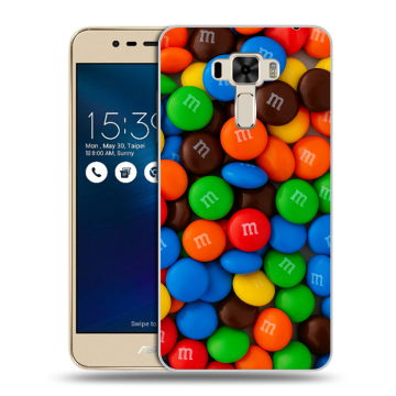 Силиконовый чехол на Asus ZenFone 3 Laser с принтом Конфеты Силиконовый чехол на Asus ZenFone 3 Laser с принтом Конфеты