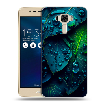 Силиконовый чехол на Asus ZenFone 3 Laser с принтом Листья Силиконовый чехол на Asus ZenFone 3 Laser с принтом Листья