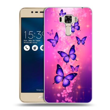 Силиконовый чехол на Asus ZenFone 3 Laser с принтом Бабочки