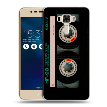 Силиконовый чехол на Asus ZenFone 3 Laser с принтом Кассета Силиконовый чехол на Asus ZenFone 3 Laser с принтом Кассета