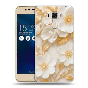 Силиконовый чехол на Asus ZenFone 3 Laser с принтом Цветы