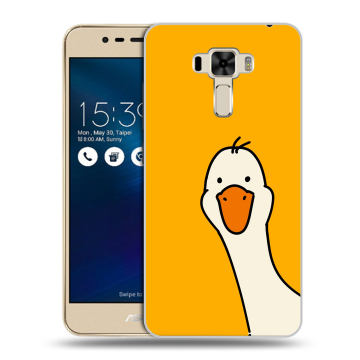 Силиконовый чехол на Asus ZenFone 3 Laser с принтом Утка
