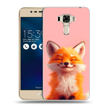 Силиконовый чехол на Asus ZenFone 3 Laser с принтом милая лиса