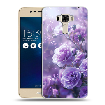 Силиконовый чехол на Asus ZenFone 3 Laser с принтом Розы цветы Силиконовый чехол на Asus ZenFone 3 Laser с принтом Розы цветы