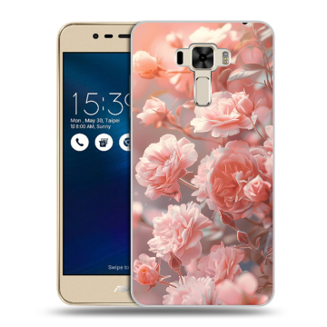 Силиконовый чехол на Asus ZenFone 3 Laser с принтом Розовые розы Силиконовый чехол на Asus ZenFone 3 Laser с принтом Розовые розы