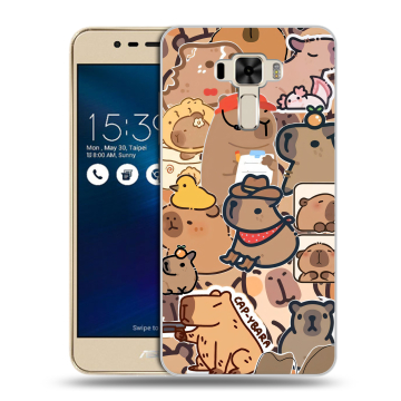 Силиконовый чехол на Asus ZenFone 3 Laser с принтом капибара