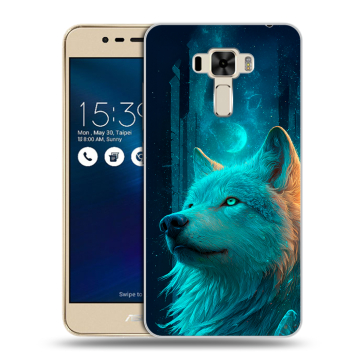 Силиконовый чехол на Asus ZenFone 3 Laser с принтом бабочки саккура