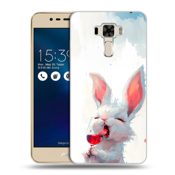 Силиконовый чехол на Asus ZenFone 3 Laser с принтом кролик зайчик Силиконовый чехол на Asus ZenFone 3 Laser с принтом кролик зайчик
