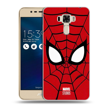 Силиконовый чехол на Asus ZenFone 3 Laser с принтом человек паук spiderman Силиконовый чехол на Asus ZenFone 3 Laser с принтом человек паук spiderman